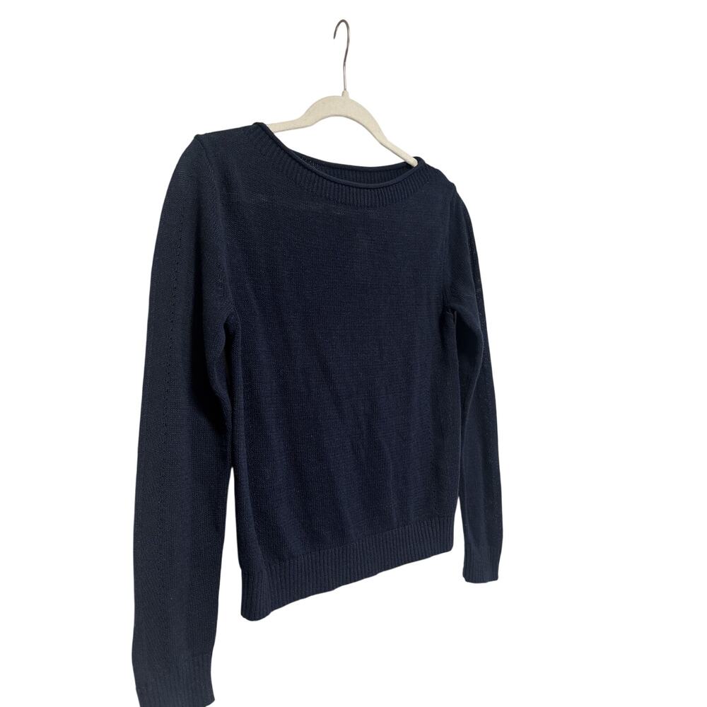Banana Republic Navy Blue Knit Sweater XS - Picture 3 of 8